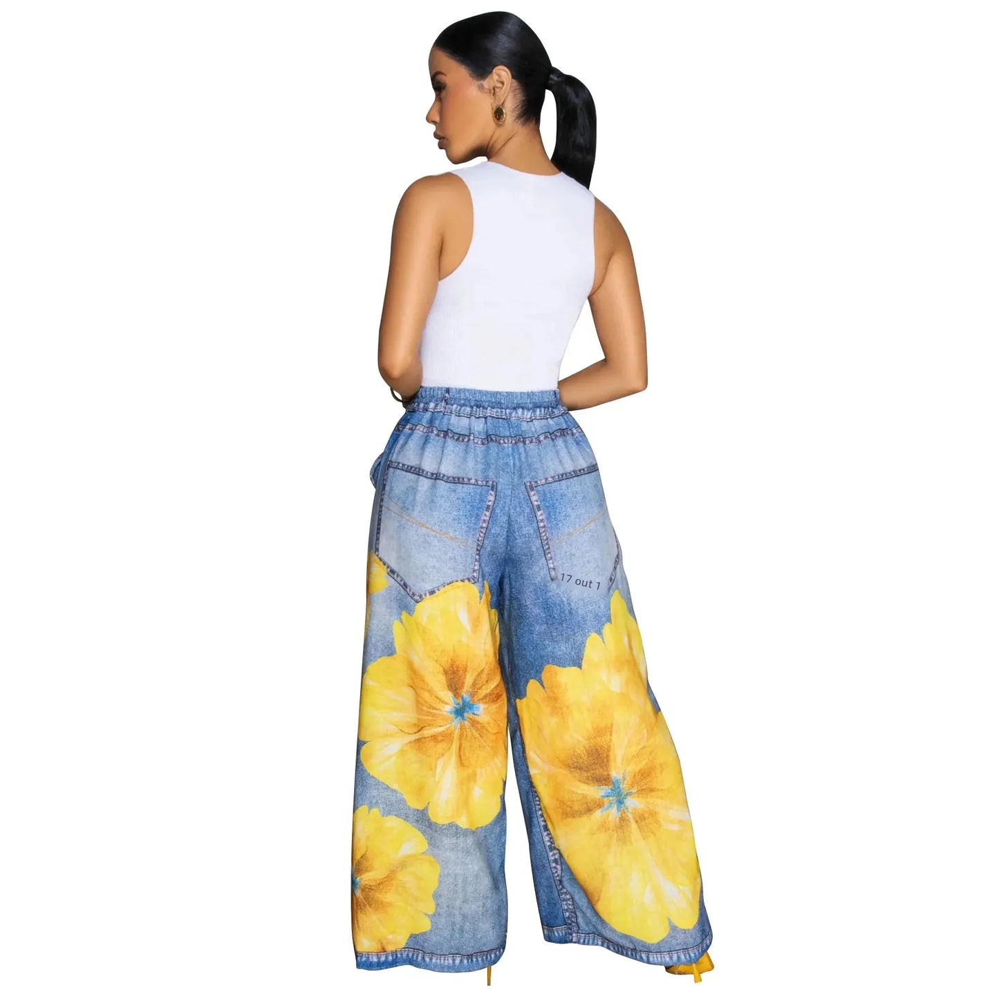 Casual Printed Wide Leg Pants (Comfortable)