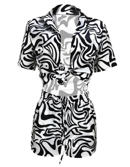 Leilani Satin Short Set