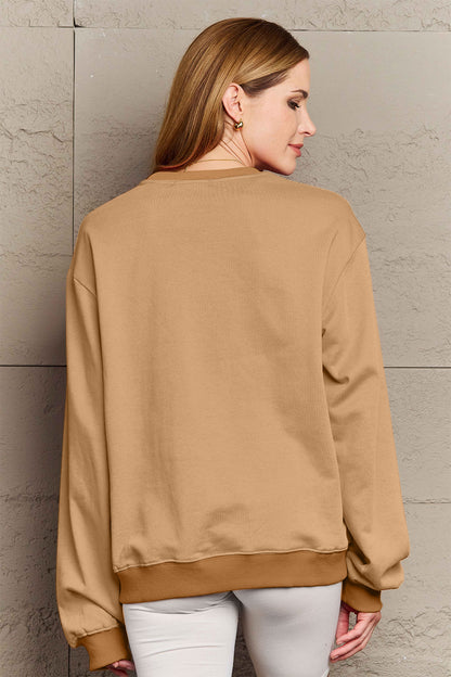 Simply Love Full Size THANKFUL Graphic Sweatshirt - Fashion Finder Hub