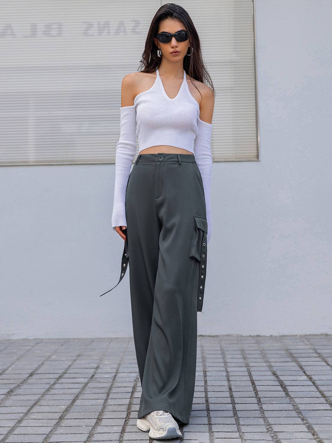 Wide Leg Cargo Pants