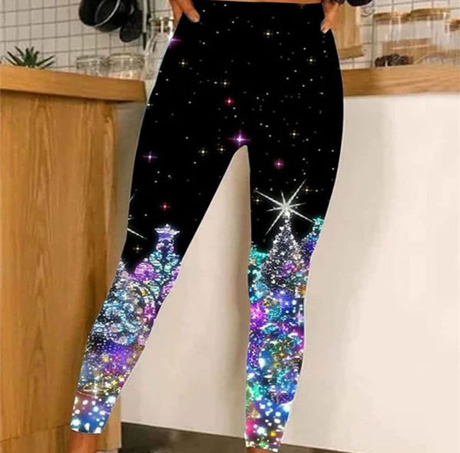 Dream Girl Tight High Waist Stretch 3D Digital Printing Leggings