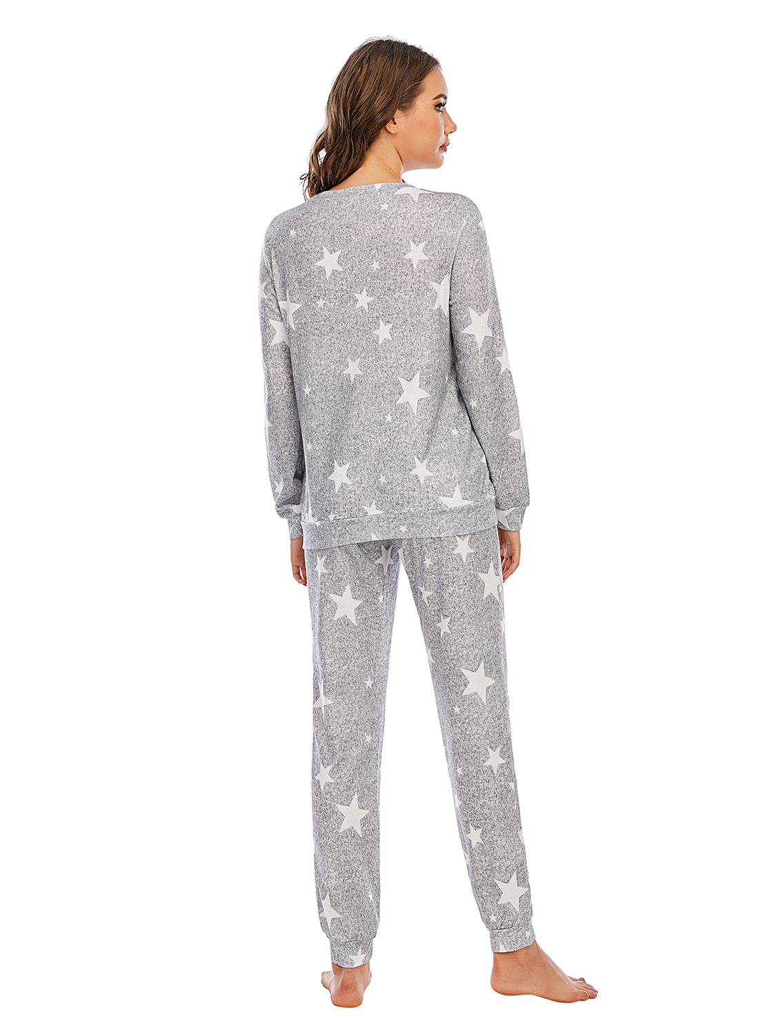 Star Top and Pants Lounge Set - Fashion Finder Hub