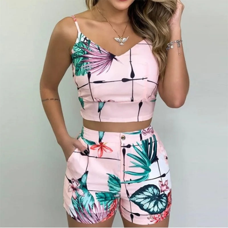 Women Two Piece Short Sets