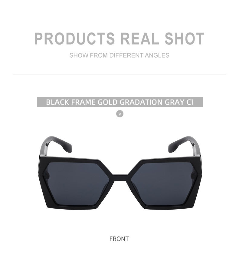 Amy's Large Frame Rectangular Sunglasses