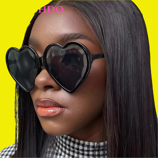 New Trendy Big Heart Shape Eyewear