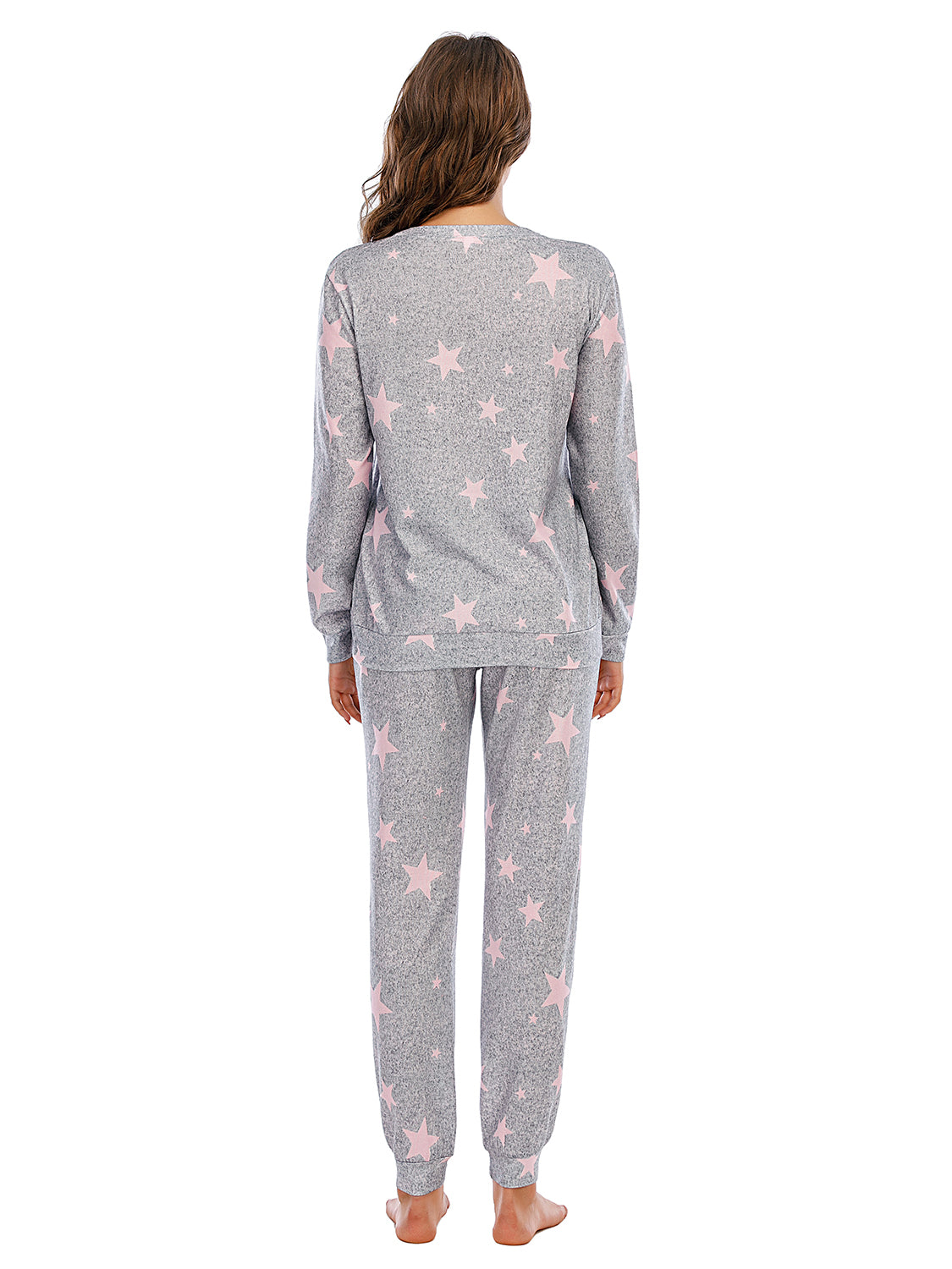 Star Top and Pants Lounge Set - Fashion Finder Hub