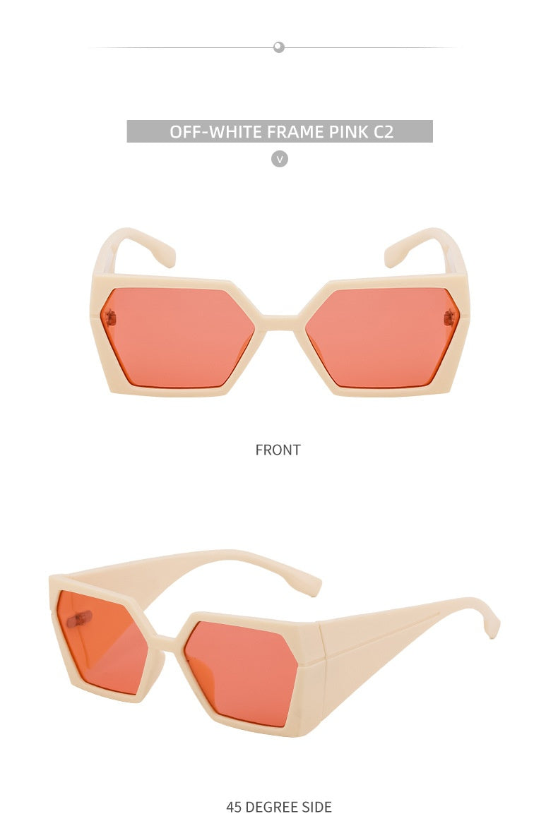 Amy's Large Frame Rectangular Sunglasses