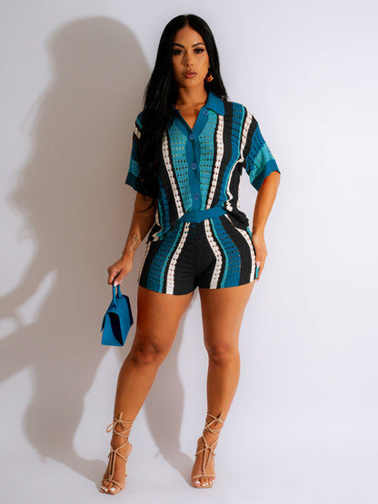 Women Two Piece Short Sets