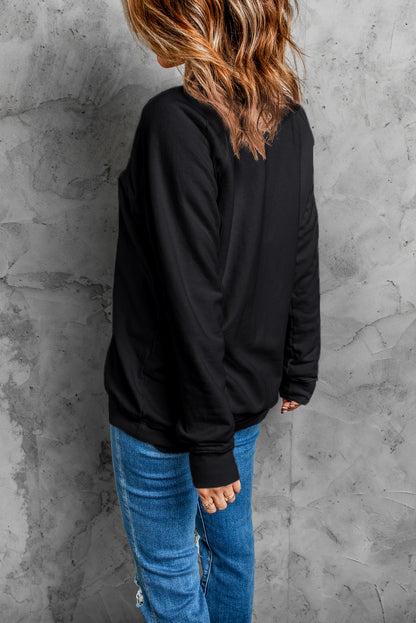 HAPPY NEW YEAR Round Neck Sweatshirt - Fashion Finder Hub