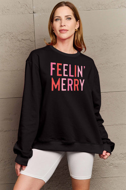 Simply Love Full Size Graphic Round Neck Sweatshirt - Fashion Finder Hub