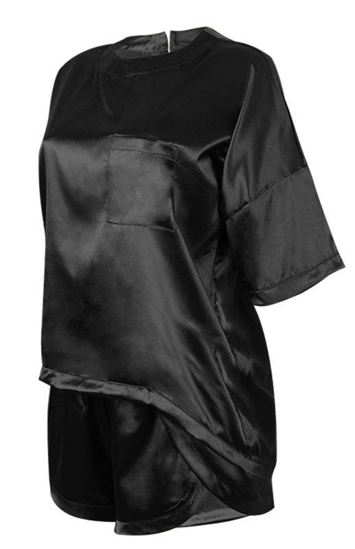 Round Neck Pajamas Set