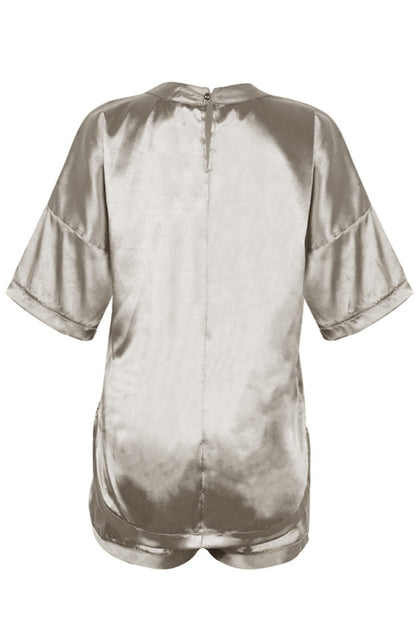 Round Neck Pajamas Set