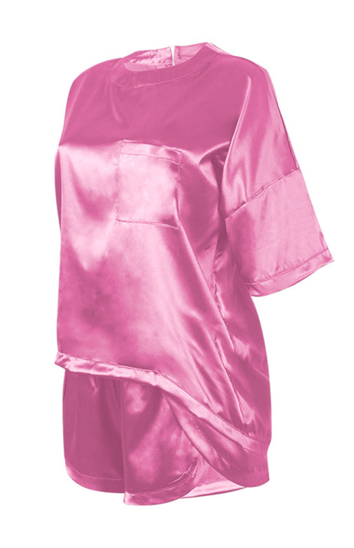 Round Neck Pajamas Set