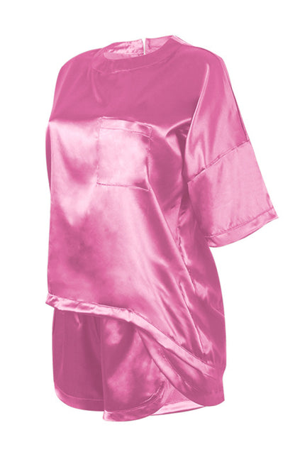 Round Neck Pajamas Set