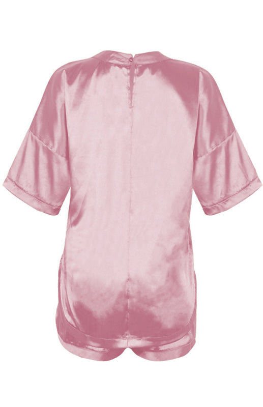 Round Neck Pajamas Set