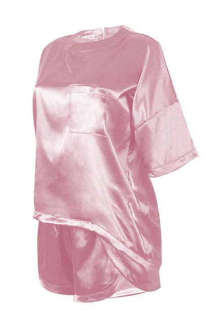 Round Neck Pajamas Set
