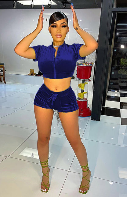 Velvet Short Set